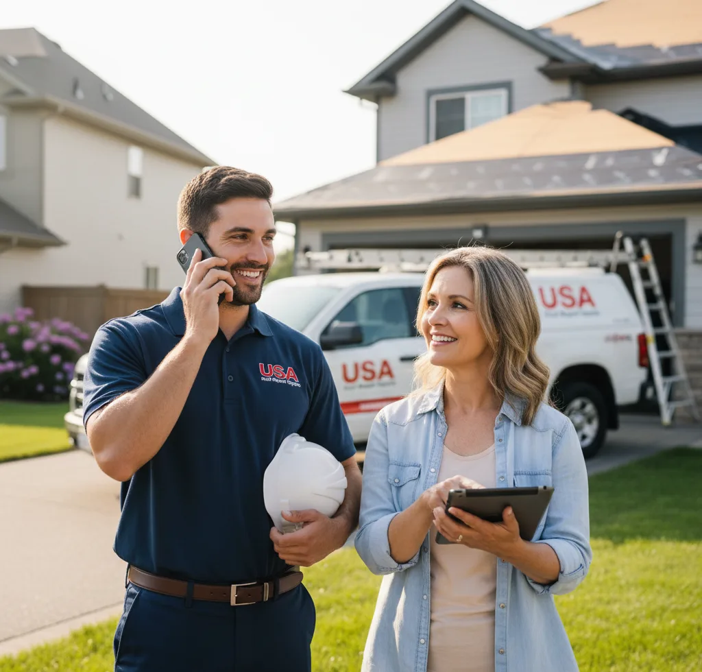USA Roof Repair Experts customer support in Decatur